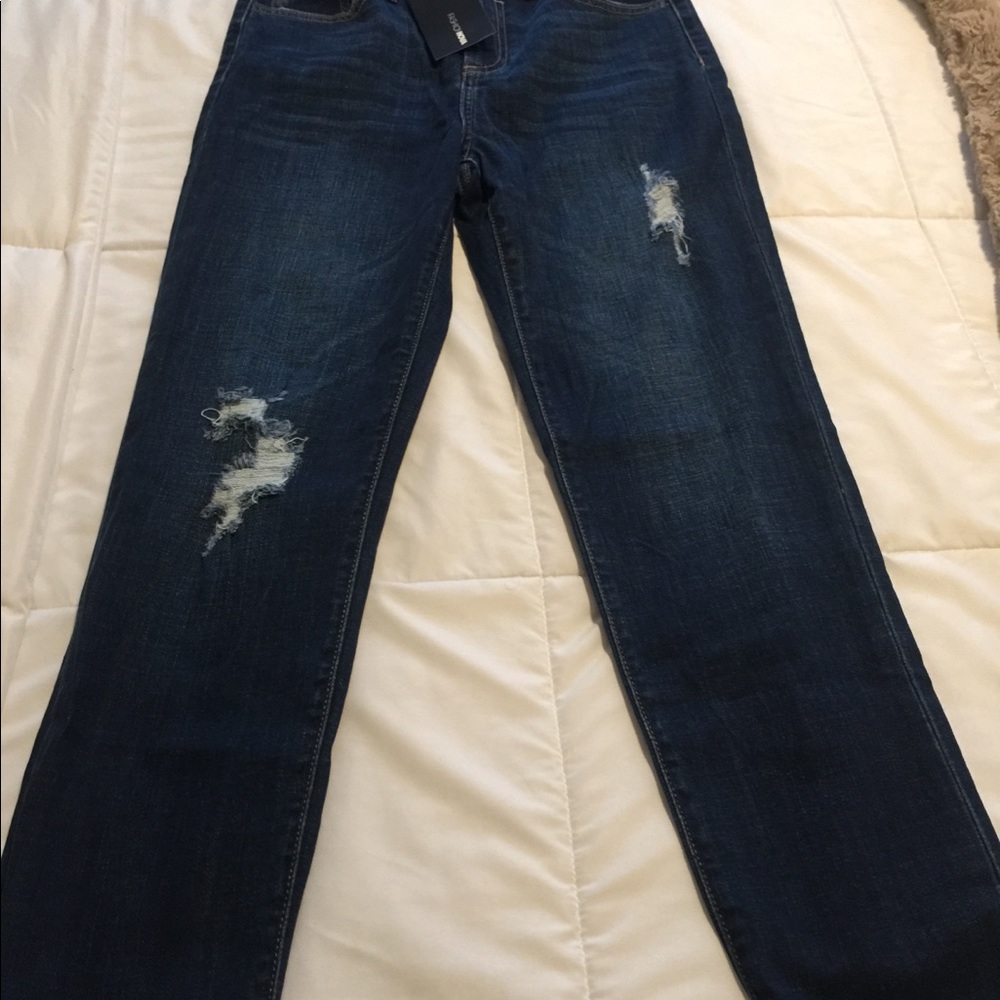 Jeans size1 fashion nova new darkDenim high Rise